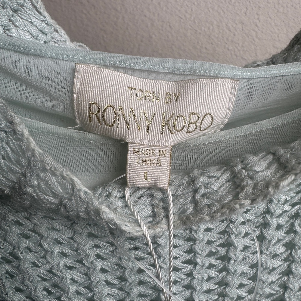 Torn By Ronny Kobo Kate Dress New With Tag Size Large see Notes $248 MSRP - Picture 7 of 11